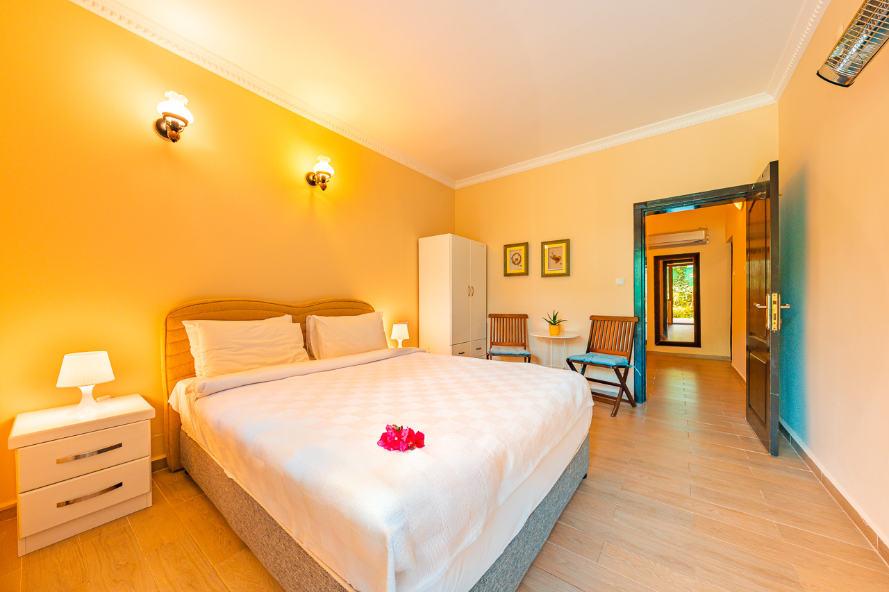 Çıralı, Hotel Villa Monte, Antalya, Türkiye, Tatil, Dört Kişilik Oda