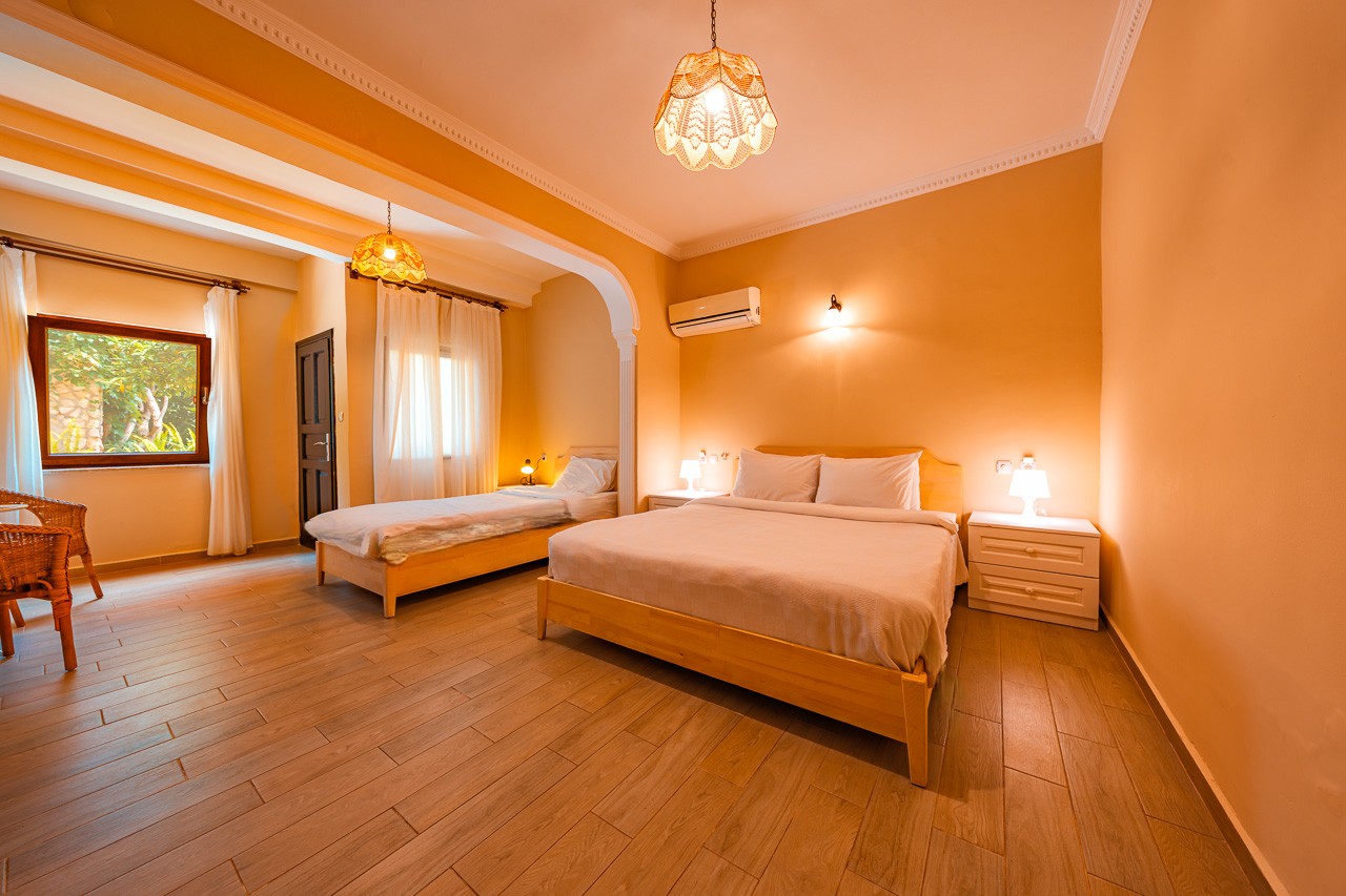 Çıralı, Hotel Villa Monte, Antalya, Türkiye, Tatil, Üç Kişilik Oda