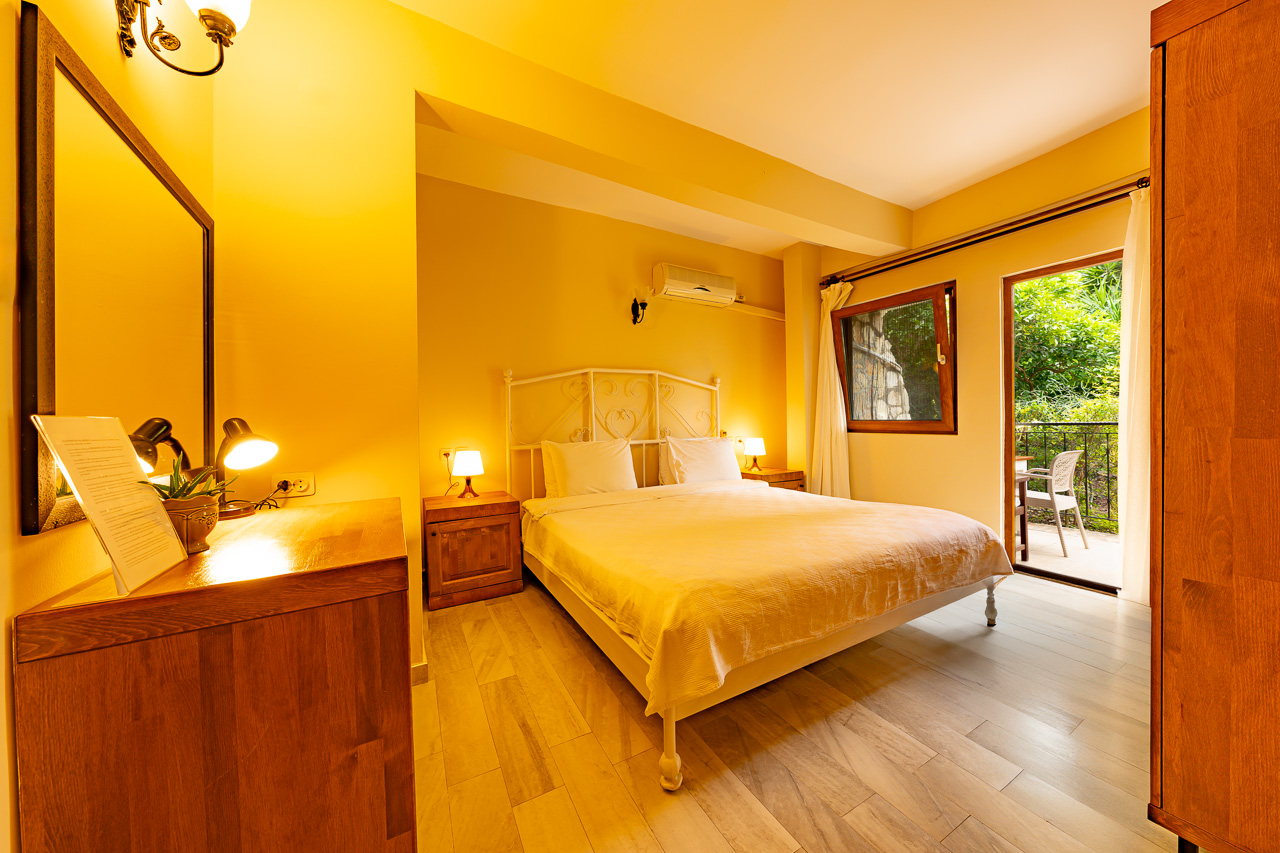 Yatak Odası, Çıralı, Hotel Villa Monte, Antalya, Türkiye, Tatil, 5 Kişilik Oda